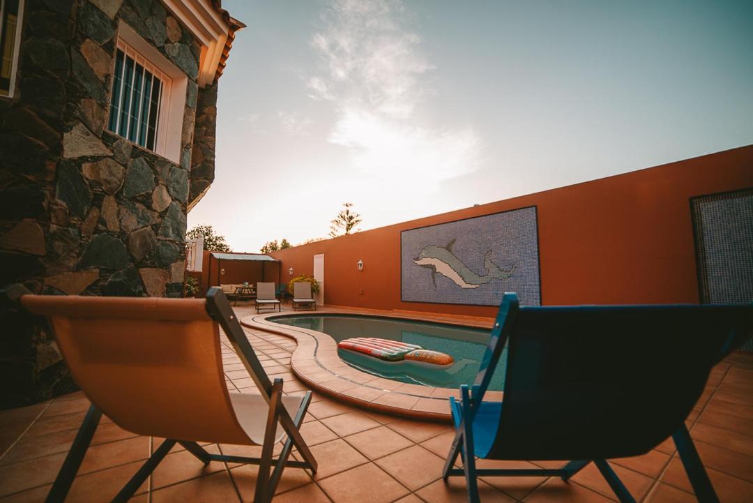 Villa Morada Sonneland Con Piscina Privada Climatizada Maspalomas  Eksteriør billede