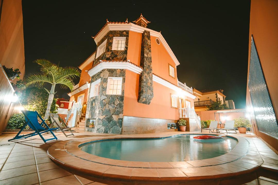 Villa Morada Sonneland Con Piscina Privada Climatizada Maspalomas  Eksteriør billede